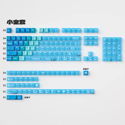 Teclado Crystal Clear ❄️