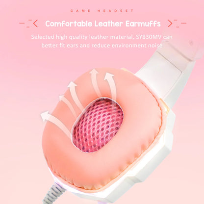 Headset Gamer Rosa 🎀