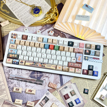 Teclado Retrô 135 Teclas 🎮⌨️