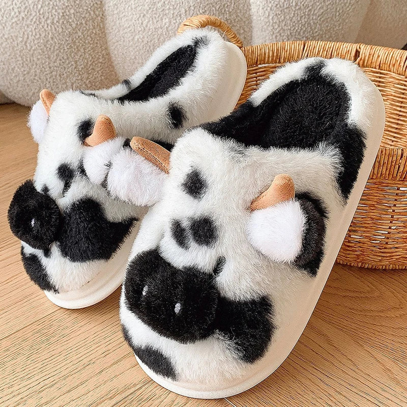 Pantufa Vaquinha Feminina 🐄