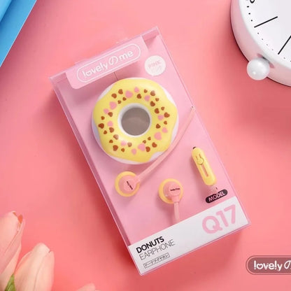 Fones de Ouvido Macaron Donut 🎧🍩