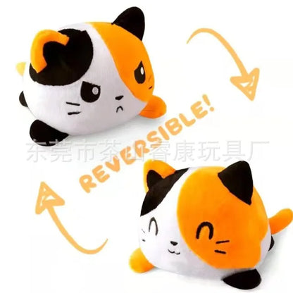 Boneco de Pelúcia Reversível 3 em 1 🐱🐢🦄