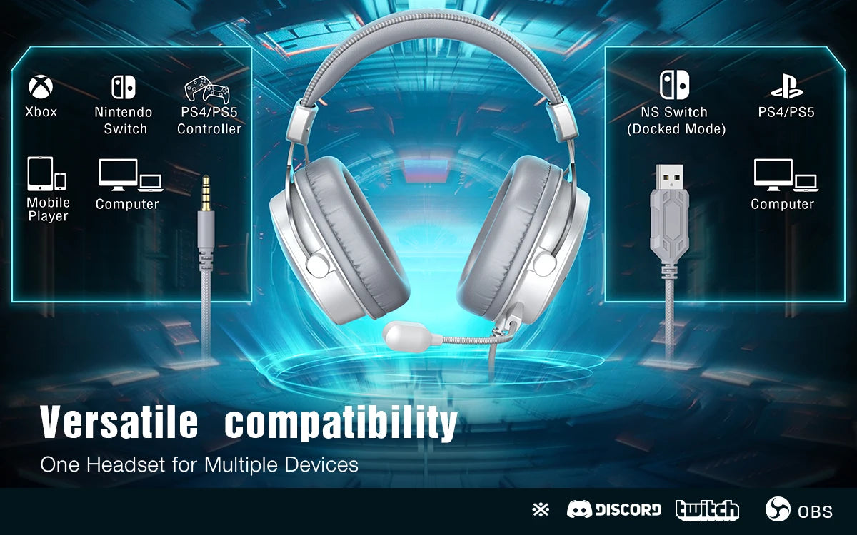 Headset Gamer FIFINE H9W 🎧