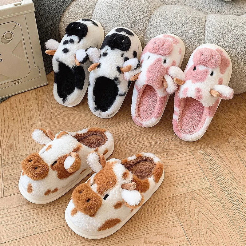 Pantufa Vaquinha Feminina 🐄