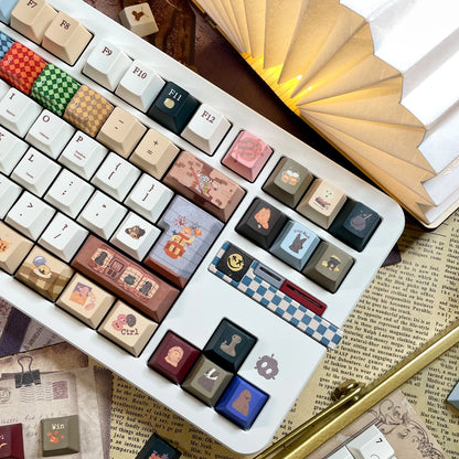 Teclado Retrô 135 Teclas 🎮⌨️
